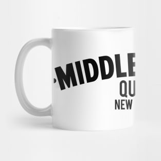 Middle Village Queens Logo - A Minimalist Tribute to Suburban Serenity Mug